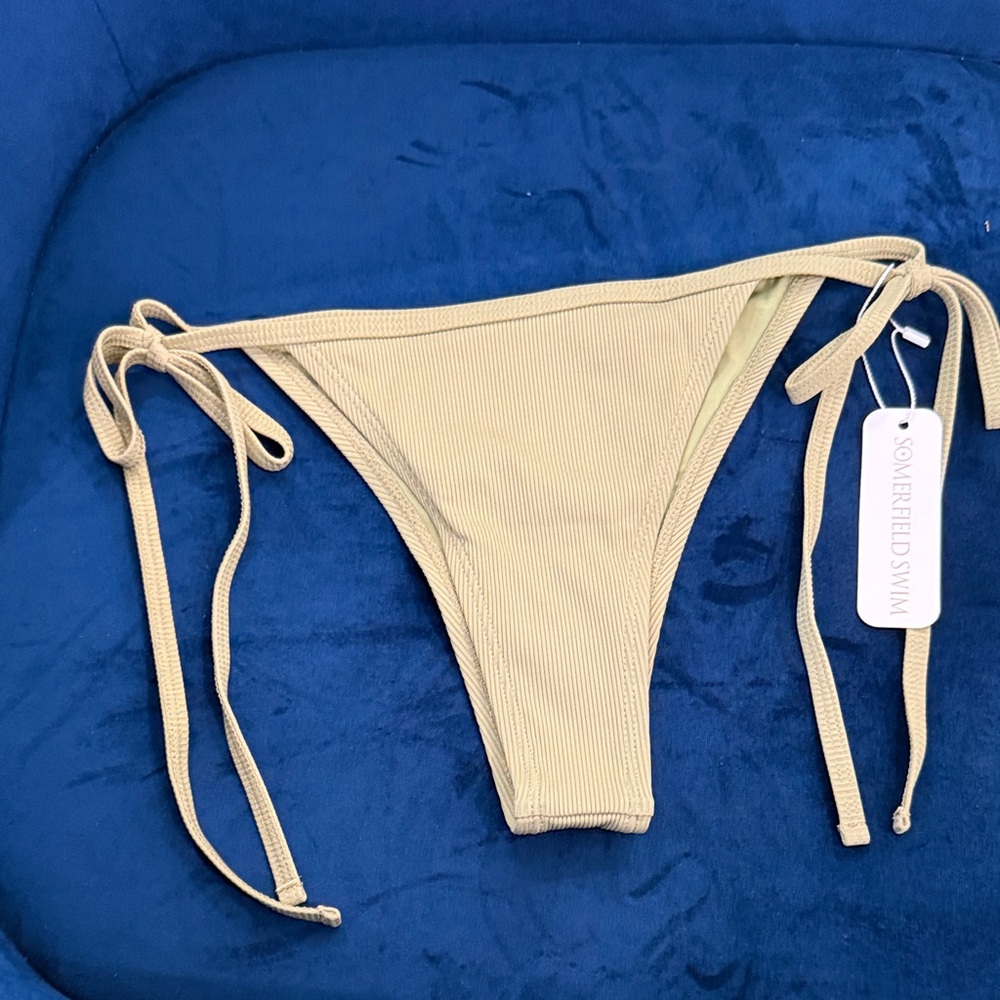 Somerfield Swim Light Olive Bikini Bottom
